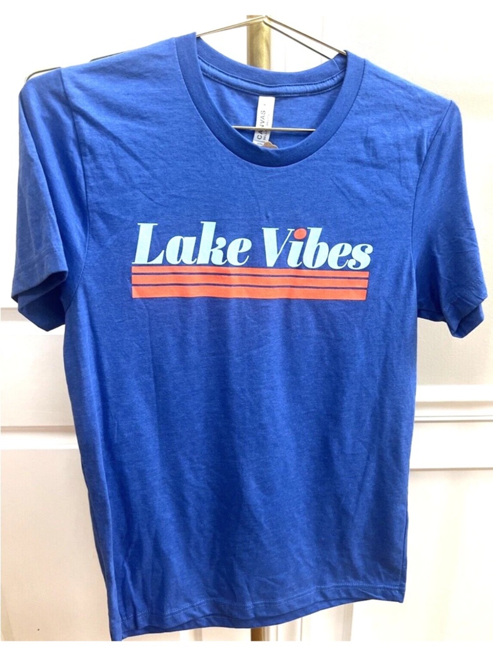 Lake Vibes Men’s Graphic T‑Shirt - Blue